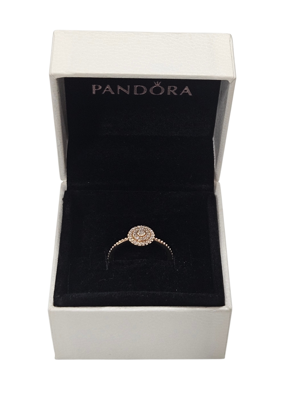 Pandora Radiant Elegance Ring Size 50 Us 5 14k Gold With Box